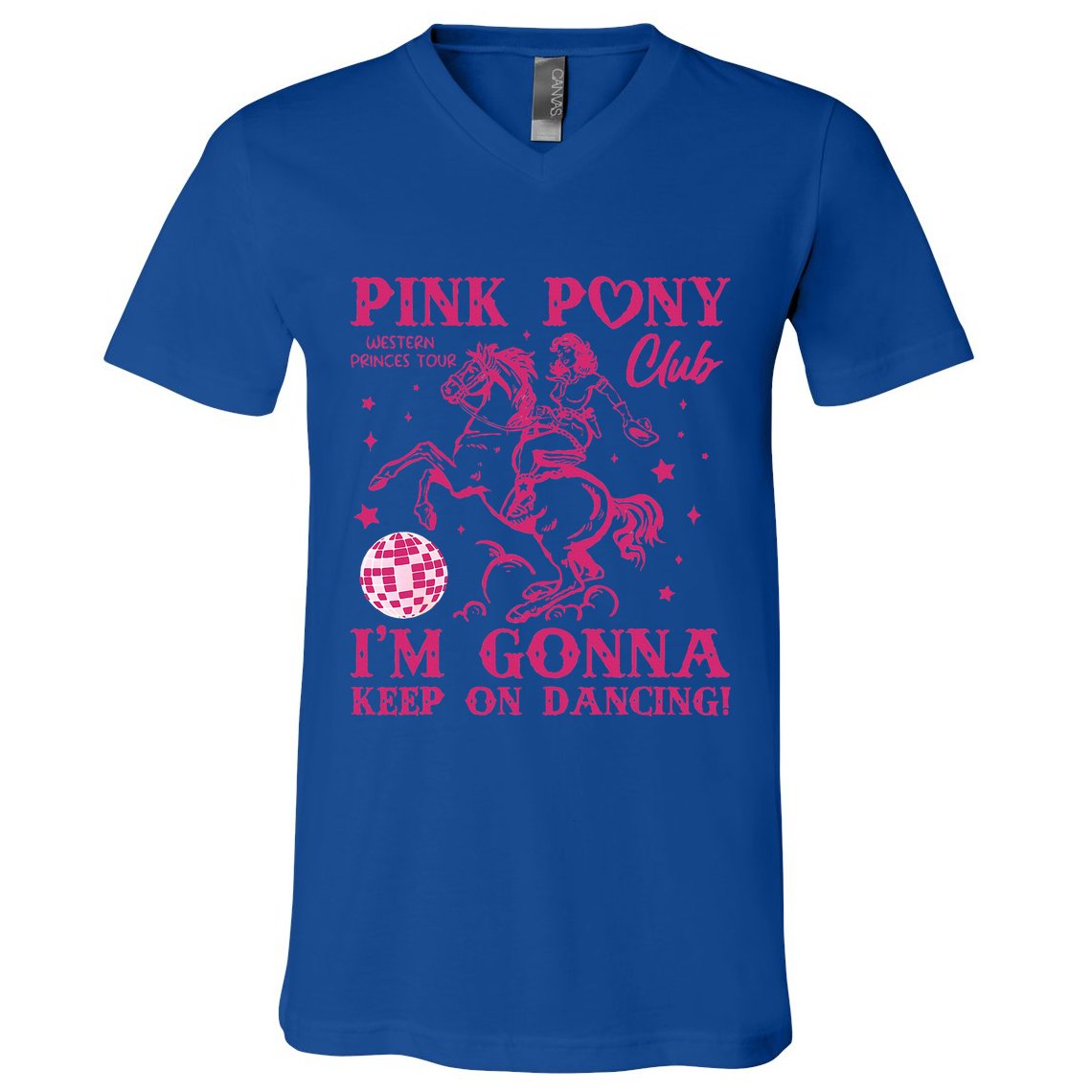 Pony And Heels Lover V-Neck T-Shirt