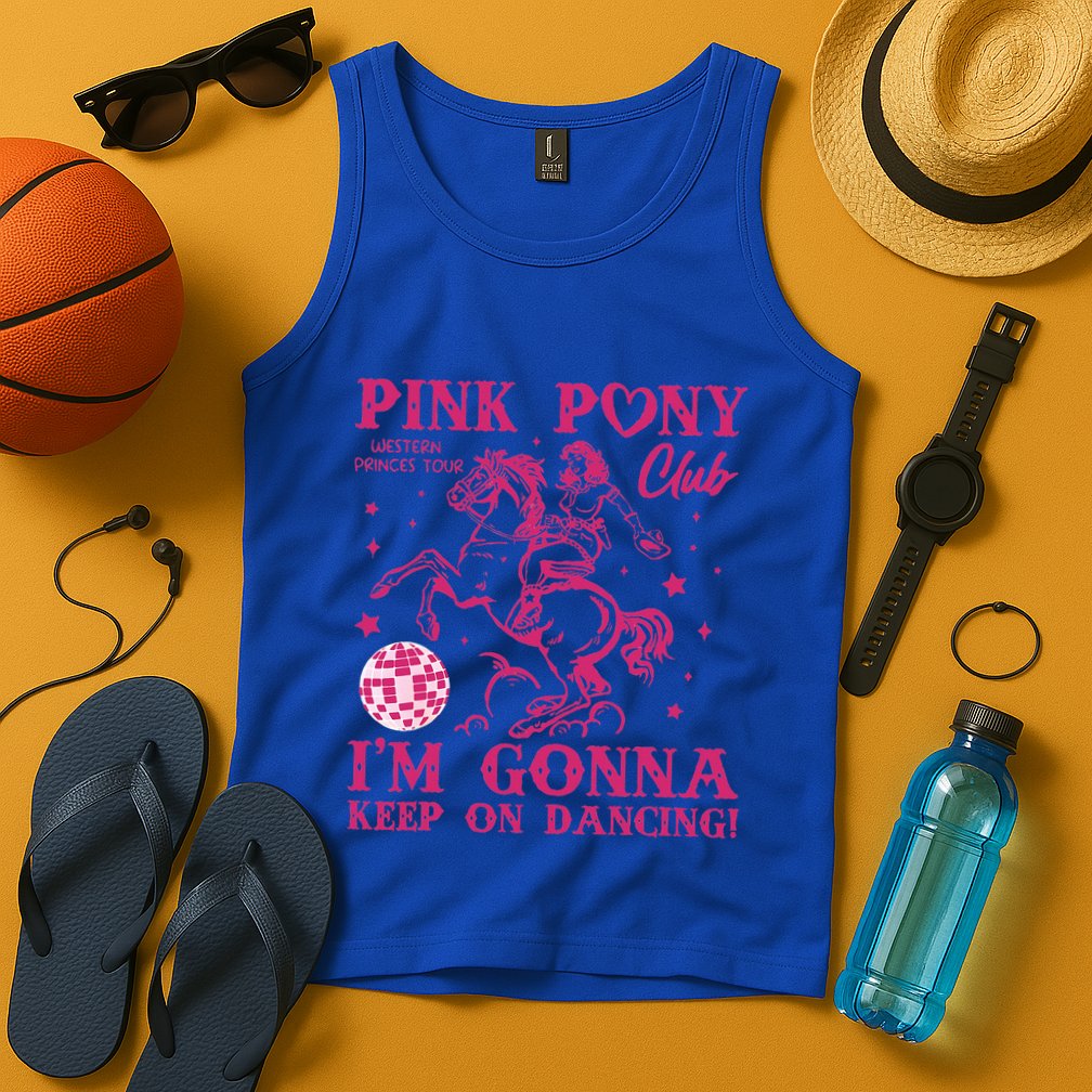 Pony And Heels Lover Tank Top