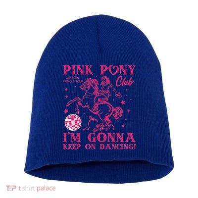 Pony And Heels Lover Short Acrylic Beanie