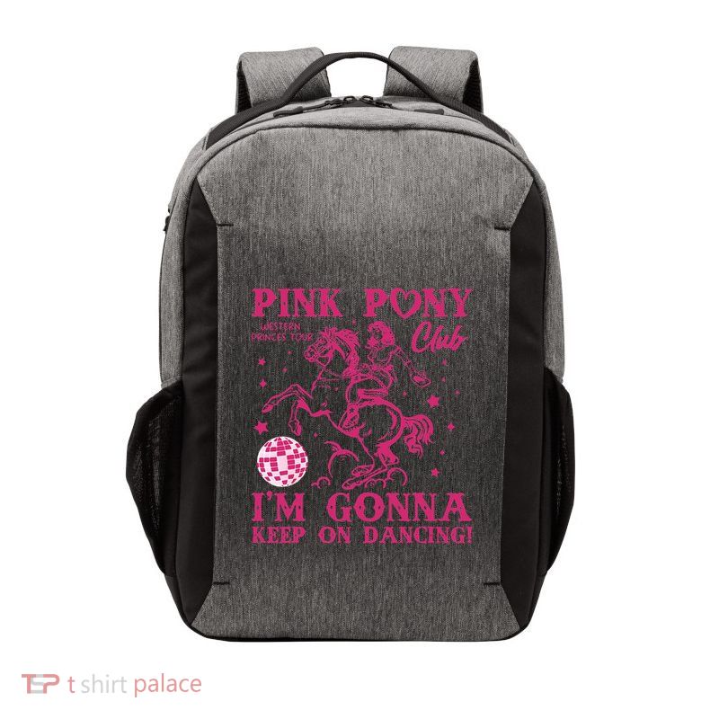 Pony And Heels Lover Vector Backpack
