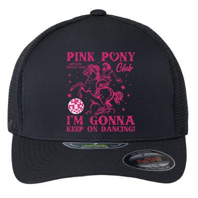 Pony And Heels Lover Girl Dacing Clubs Cowgirl Flexfit Unipanel Trucker Cap