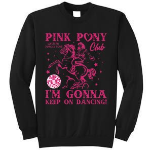 Pony And Heels Lover Girl Dacing Clubs Cowgirl Sweatshirt