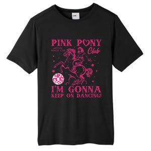 Pony And Heels Lover Girl Dacing Clubs Cowgirl Tall Fusion ChromaSoft Performance T-Shirt