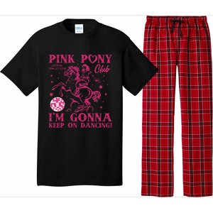 Pony And Heels Lover Girl Dacing Clubs Cowgirl Pajama Set