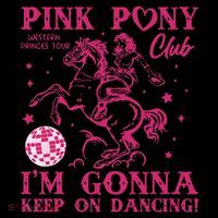 Pony And Heels Lover Girl Dacing Clubs Cowgirl Flatbill Hat