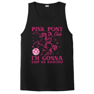 Pony And Heels Lover Girl Dacing Clubs Cowgirl PosiCharge Competitor Tank