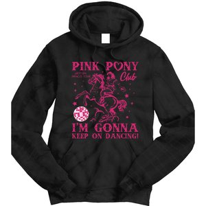 Pony And Heels Lover Girl Dacing Clubs Cowgirl Tie Dye Hoodie