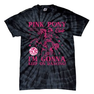 Pony And Heels Lover Girl Dacing Clubs Cowgirl Tie-Dye T-Shirt