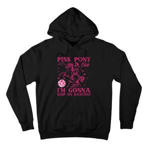 Pony And Heels Lover Girl Dacing Clubs Cowgirl Tall Hoodie