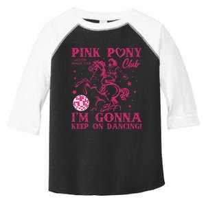 Pony And Heels Lover Girl Dacing Clubs Cowgirl Toddler Fine Jersey T-Shirt