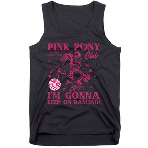 Pony And Heels Lover Girl Dacing Clubs Cowgirl Tank Top