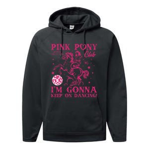 Pony And Heels Lover Pin.K Dacing Clubs Cowgirl Performance Fleece Hoodie