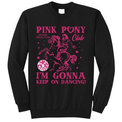 Pony And Heels Lover Pin.K Dacing Clubs Cowgirl Sweatshirt