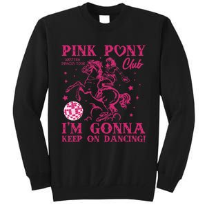 Pony And Heels Lover Pin.K Dacing Clubs Cowgirl Tall Sweatshirt