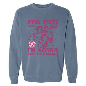 Pony And Heels Lover Pin.K Dacing Clubs Cowgirl Garment-Dyed Sweatshirt