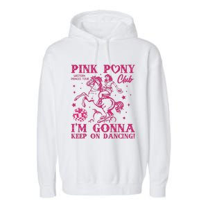 Pony And Heels Lover Pin.K Dacing Clubs Cowgirl Garment-Dyed Fleece Hoodie