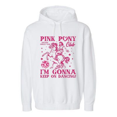 Pony And Heels Lover Pin.K Dacing Clubs Cowgirl Garment-Dyed Fleece Hoodie