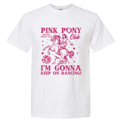 Pony And Heels Lover Pin.K Dacing Clubs Cowgirl Garment-Dyed Heavyweight T-Shirt