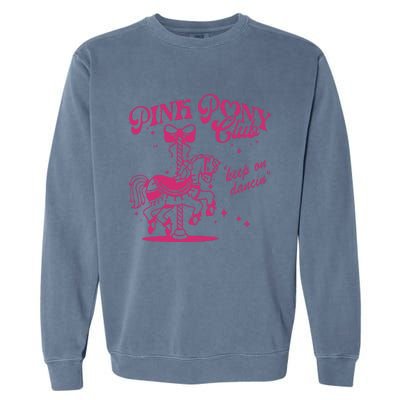 Pony And Heels Lover Clubs Cowgirl Garment-Dyed Sweatshirt