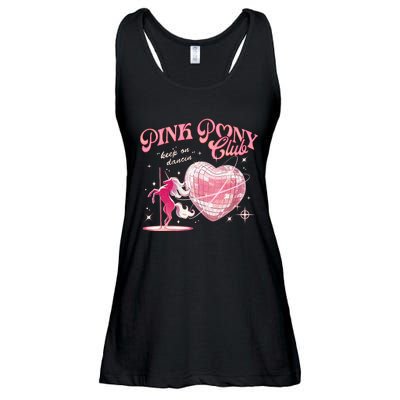 Pony And Heels Lover Clubs Disco Birthday Cowgirl Ladies Essential Flowy Tank