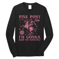 Pony And Heels Lover Clubs Disco Birthday Cowgirl Long Sleeve Shirt