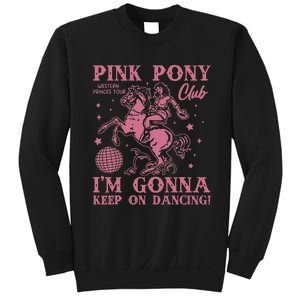 Pony And Heels Lover Clubs Disco Birthday Cowgirl Sweatshirt