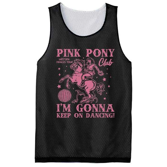 Pony And Heels Lover Clubs Disco Birthday Cowgirl Mesh Reversible Basketball Jersey Tank