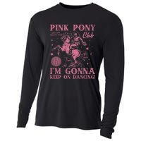 Pony And Heels Lover Clubs Disco Birthday Cowgirl Cooling Performance Long Sleeve Crew