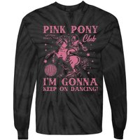 Pony And Heels Lover Clubs Disco Birthday Cowgirl Tie-Dye Long Sleeve Shirt