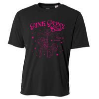 Pony And Heels Lover P.Ink Clubs Disco P.Ink Western Gift Cooling Performance Crew T-Shirt