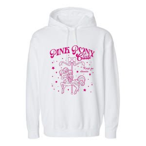 Pony And Heels Lover P.Ink Clubs Disco P.Ink Western Gift Garment-Dyed Fleece Hoodie