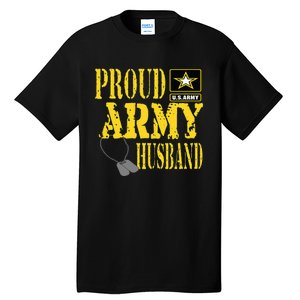 Proud Army Husband Military Pride Tall T-Shirt