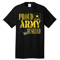 Proud Army Husband Military Pride Tall T-Shirt