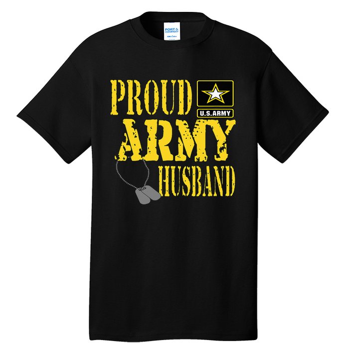 Proud Army Husband Military Pride Tall T-Shirt