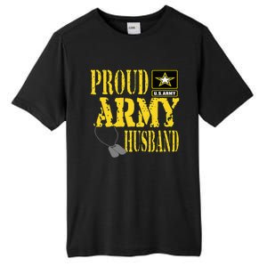 Proud Army Husband Military Pride Tall Fusion ChromaSoft Performance T-Shirt