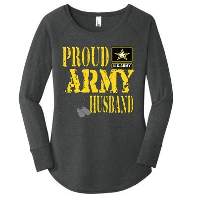 Proud Army Husband Military Pride Women's Perfect Tri Tunic Long Sleeve Shirt