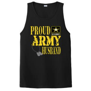 Proud Army Husband Military Pride PosiCharge Competitor Tank