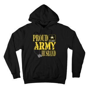 Proud Army Husband Military Pride Tall Hoodie