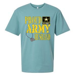 Proud Army Husband Military Pride Sueded Cloud Jersey T-Shirt