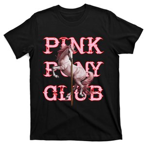 Pony And Heels Lover P.Ink Clubs Disco Birthday Cowgirl Gift T-Shirt