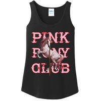 Pony And Heels Lover P.Ink Clubs Disco Birthday Cowgirl Gift Ladies Essential Tank