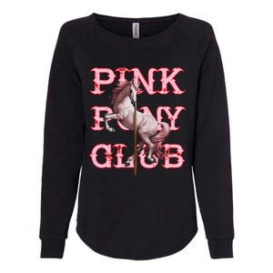 Pony And Heels Lover P.Ink Clubs Disco Birthday Cowgirl Gift Womens California Wash Sweatshirt