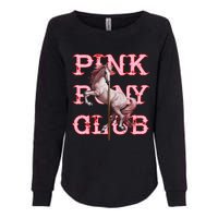 Pony And Heels Lover P.Ink Clubs Disco Birthday Cowgirl Gift Womens California Wash Sweatshirt