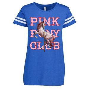 Pony And Heels Lover P.Ink Clubs Disco Birthday Cowgirl Gift Enza Ladies Jersey Football T-Shirt