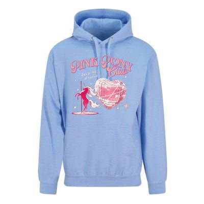 Pony And Heels Lover P.Ink Clubs Disco Birthday Cowgirl Gift Unisex Surf Hoodie