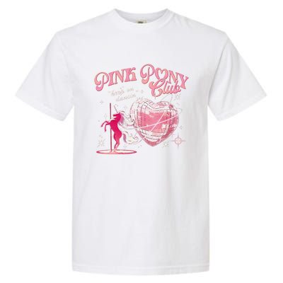 Pony And Heels Lover P.Ink Clubs Disco Birthday Cowgirl Gift Garment-Dyed Heavyweight T-Shirt