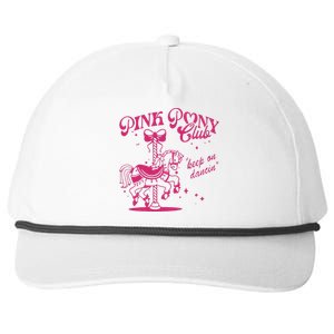 Pony And Heels Lover P.Ink Girl Clubs Cowgirl Gift Snapback Five-Panel Rope Hat