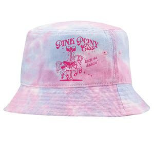 Pony And Heels Lover P.Ink Girl Clubs Cowgirl Gift Tie-Dyed Bucket Hat