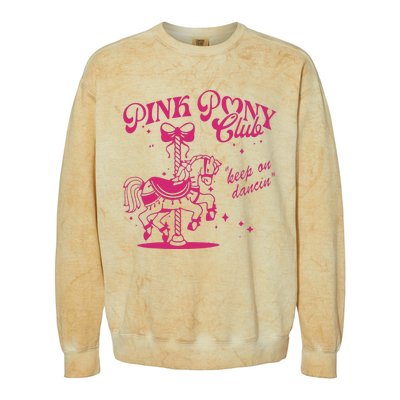 Pony And Heels Lover Clubs Cowgirl Colorblast Crewneck Sweatshirt