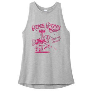 Pony And Heels Lover Clubs Cowgirl Ladies PosiCharge Tri-Blend Wicking Tank